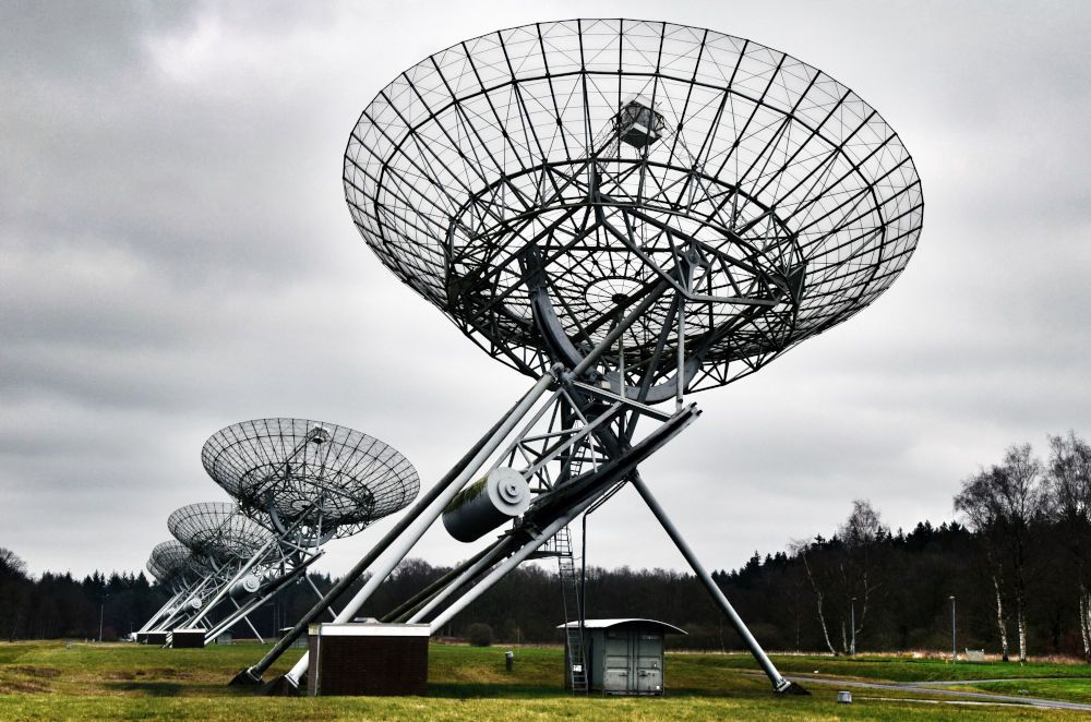 Radiotelescopen bij Kamp Westerbork, Drenthe
