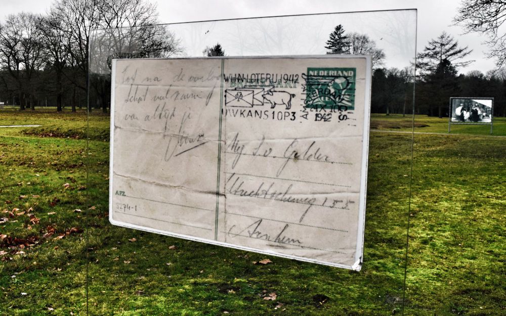 Ansichtkaart, Kamp Westerbork in Drenthe