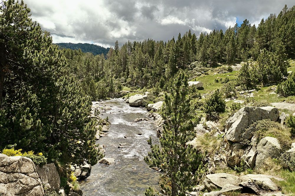 Alternatieve route langs de rivier