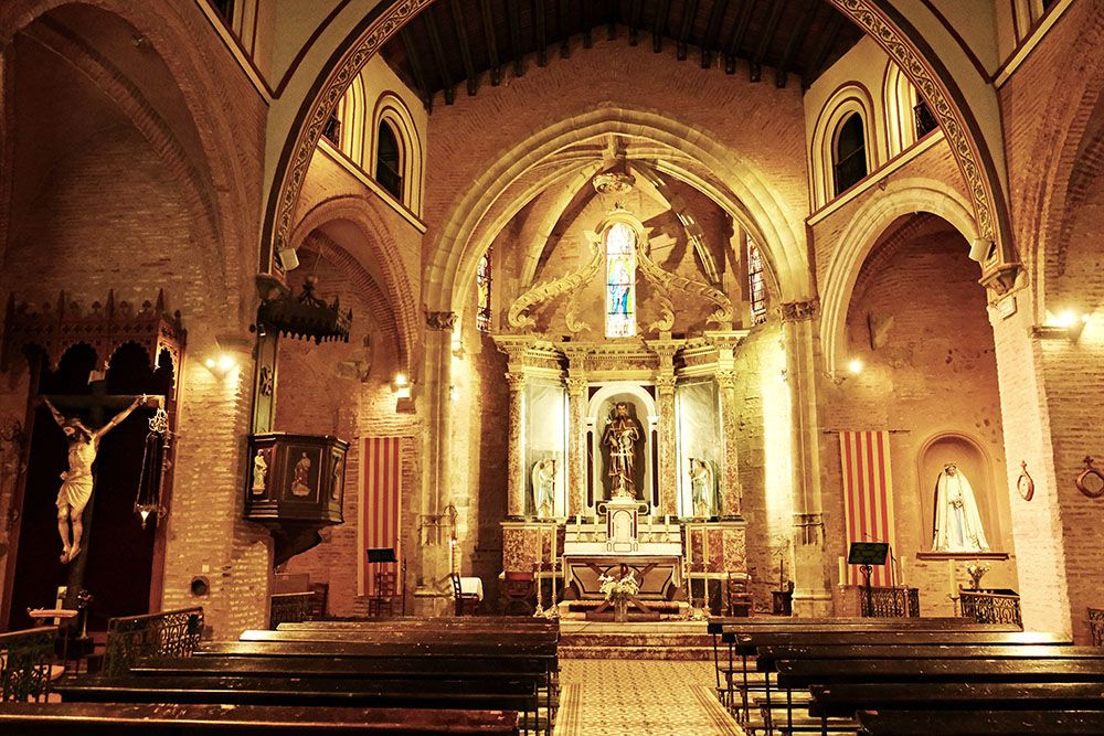 Interieur kerk