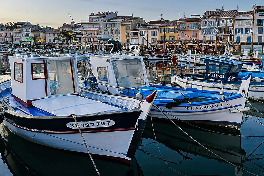 Hyères aan de mediterrane Provence