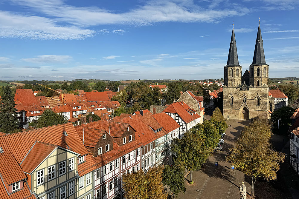 Uitzicht vanaf het stadhuis