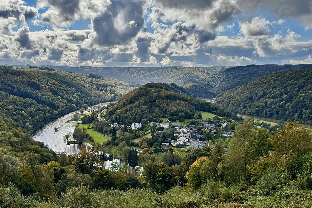 Uitzicht vanuit Rochehaut