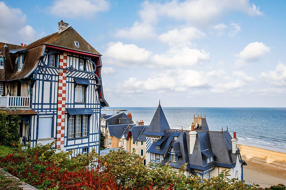 Vakwerkhuizen in Trouville