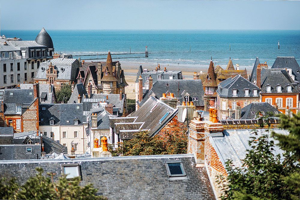 Zeezicht in Trouville