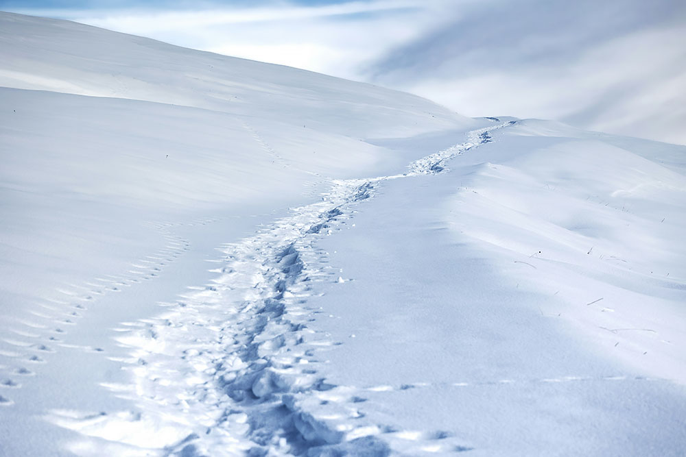 Sneeuwwandeling bij Kronplatz