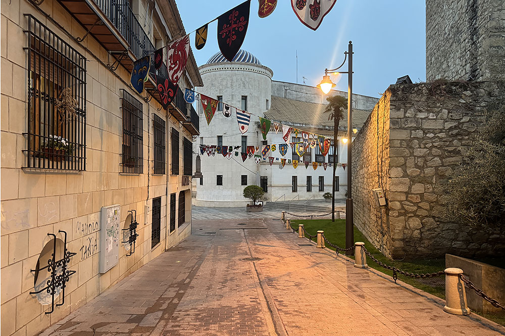 Straat in Lucena