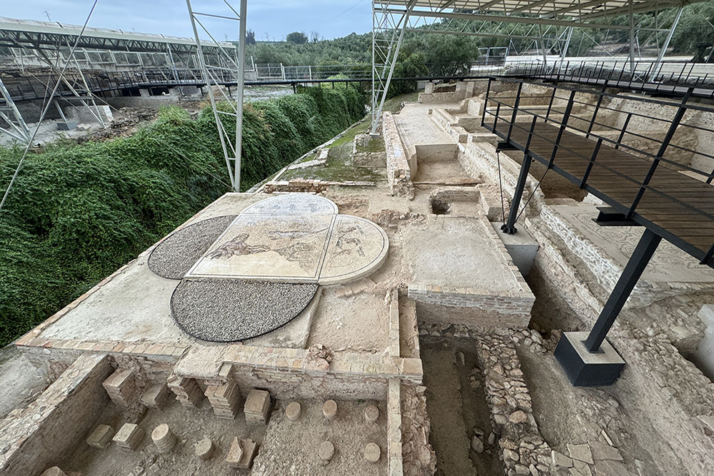 Romeinse Villa, een van de bezienswaardigheden aan de Caminos de Pasión