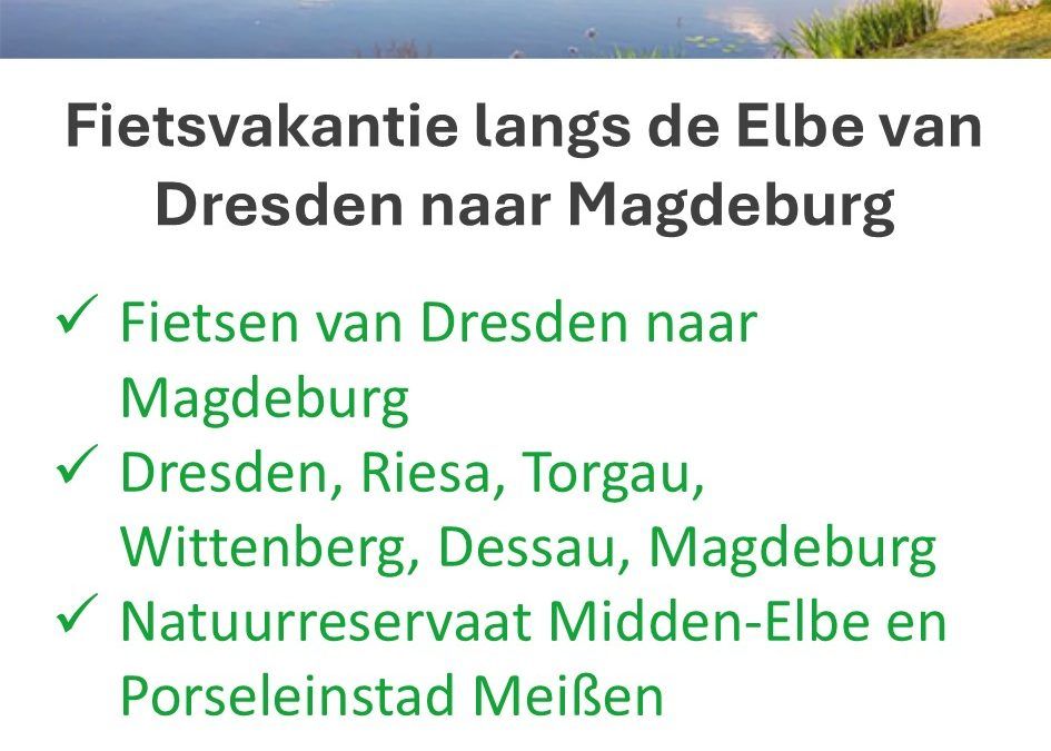 Eigen-Wijze Reizen – Duitsland – fietsvakantie – Elbe