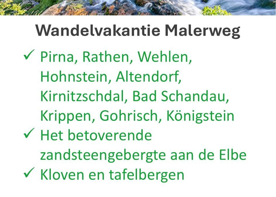 Eigen-Wijze Reizen – Duitsland – wandelvakantie – Malerweg