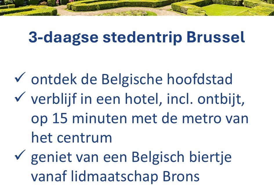 ANWB – België – stedentrip – Brussel