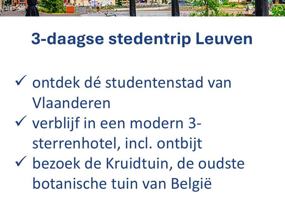 ANWB – België – stedentrip – Leuven